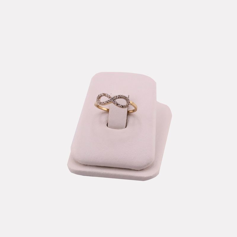 Anillo Infinito C/p 14k 2.3g #6